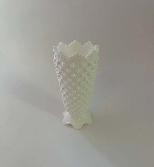 Vintage 'Fenton' Hobnail Milk Glass 'Bud Vase' image 0