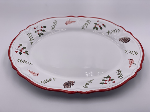 'Cardinal' Oval Scalloped Platter image 0