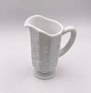Vintage 'Paneled Grape' Pitcher in 'Milk Glass' image 2