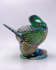 Mosser Glass 'Covered Turkey' in 'Hunter Green Carnival" image 4