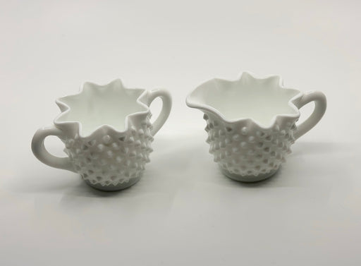 Fenton Hobnail Sugar & Creamer (Set of Two) image 0