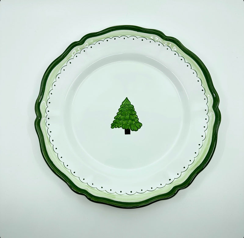 'Tree' Round Scalloped Platter image 0
