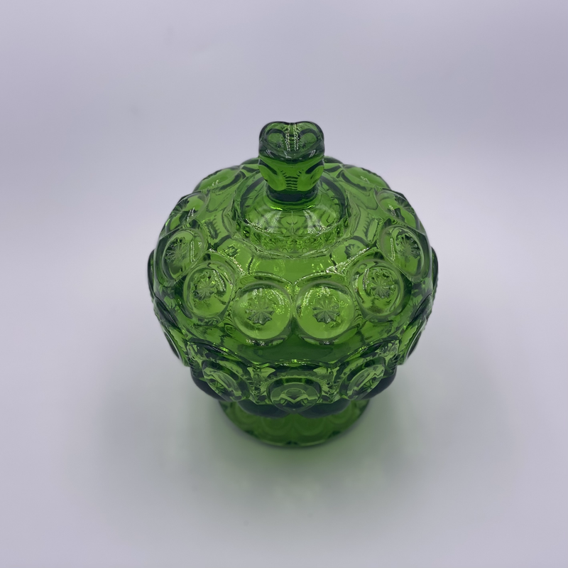 Vintage 'Moon & Stars' Apothecary Jar in 'Green' image 2