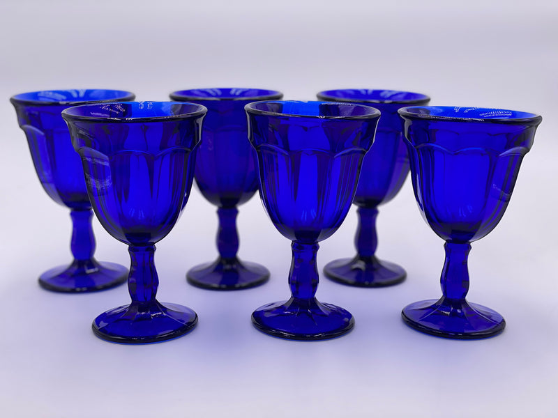 Vintage 'Mid-Century' Goblet in 'Cobalt' image 0