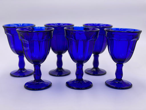 Vintage 'Mid-Century' Goblet in 'Cobalt' image 0