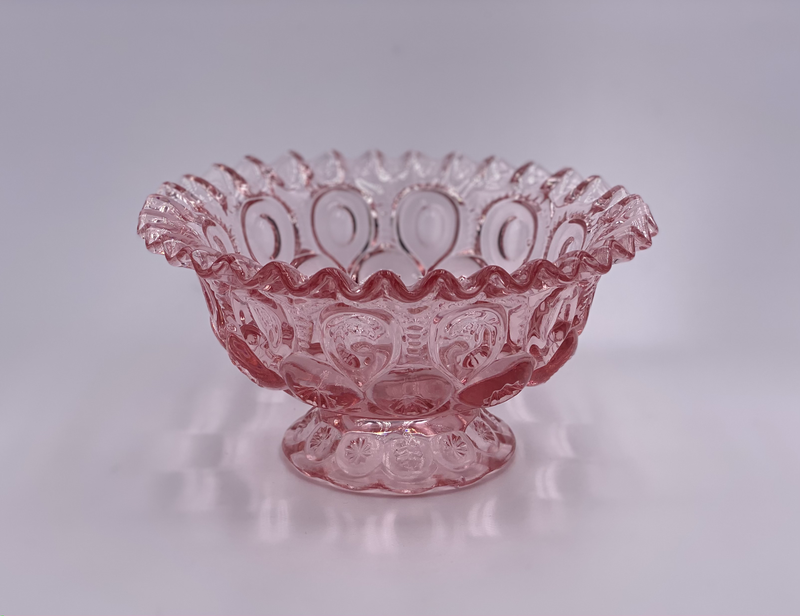 Vintage 'Moon & Stars' Footed Bowl in 'Pink' image 0