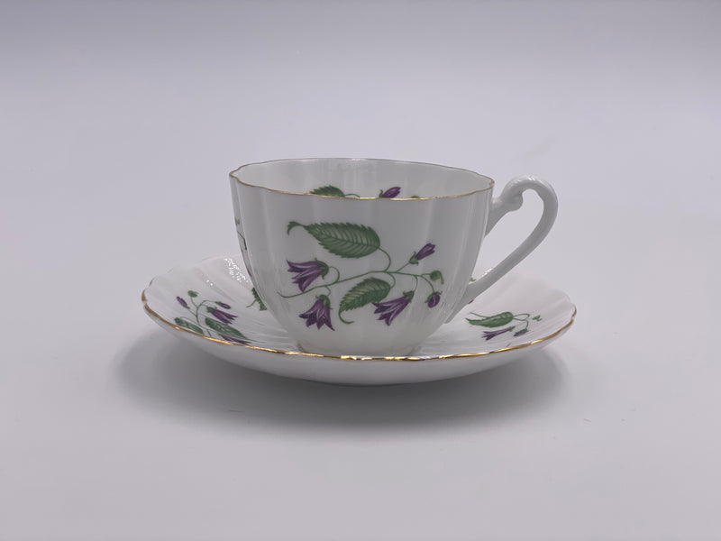 Vintage Shelley 'Campanula' Teacup & Saucer image 0